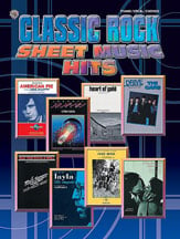 Classic Rock Sheet Music Hits piano sheet music cover